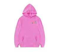 Felpa con cappuccio da bambina, con stampa autunnale Dear Person Behind Me, casual, versatile, imbottita, per adolescenti, ragazze, carini, maglioni per ragazze dai 12 ai 13 anni (rosa, 5-6 anni)