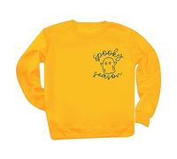 Felpa con cappuccio da donna 2025 a maniche lunghe con fantasma spettrale stampato, abbigliamento invernale e autunnale, Giallo, L