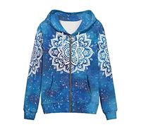 Felpa con cappuccio da donna a righe colorate con zip e texture animalier Monet Art Sport Felpa da donna con cappuccio per primavera autunno