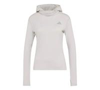 adidas Donna Adi365 Running Essentials Winterized Hooded Long Sleeve Sweatshirt, Grey One, S