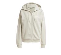 adidas - Women's Essentials Linear Full Zip French Terry - Felpa con cappuccio XL beige