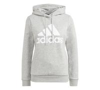Felpa con cappuccio da donna adidas Essentials Logo Fleece Grigio XL