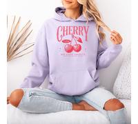 Felpa con cappuccio da donna Cherry Sweet Moment Cutie Fruity Sweets Food...