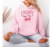 Felpa con cappuccio da donna Cherry Sweet Moment Cutie Fruity Sweets Food...