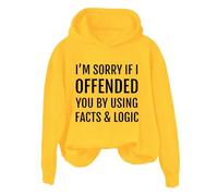 Felpa con cappuccio da donna con scritta "I Want You To Know That Someone", divertente, con scritta sarcastica, con scritta "Friends", felpa con cappuccio da donna (giallo-C, XXXXXL)