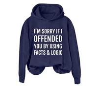 Felpa con cappuccio da donna con scritta "I Want You To Know That Someone", divertente con scritta sarcastica, con scritta "Friends", felpa con cappuccio da donna (blu-C, XXXXL)