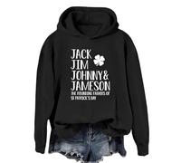 Felpa con cappuccio da donna con scritta "I Want You To Know That Someone Funny Sarcastic Say", maglietta con cappuccio da donna (nero-B, XXXL)