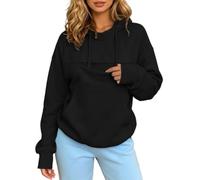 Felpa con cappuccio da donna con tasca per gatti, con grande tasca a marsupio e borsa per animali domestici, per gatti e cani di piccola taglia, maniche lunghe, look oversize, per casa, passeggiate