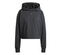 Felpa con cappuccio da donna con ventilazione posteriore adidas Power Noir S
