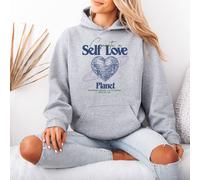 Felpa con cappuccio da donna Create A Self Love Planet Self Care Pullover Hoody