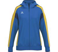 Erima Giacca da allenamento CELEBRATE 125 con cappuccio (1032640) Donna, royal/giallo, 42