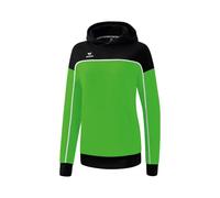 Erima „Change by Felpa con Cappuccio, Green/Nero/Bianco, 36 Donna
