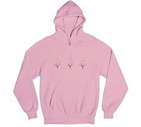 Felpa con cappuccio da donna Festive Christmas Trees Holiday pullover invernale