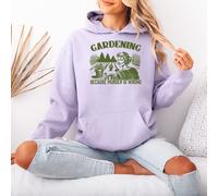 Felpa con cappuccio da donna Gardening Why Murder Is Wrong Gardening Hobby...