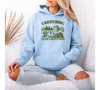 Felpa con cappuccio da donna Gardening Why Murder Is Wrong Gardening Hobby...