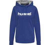 Felpa con cappuccio da donna Hummel Cotton Logo Bleu S