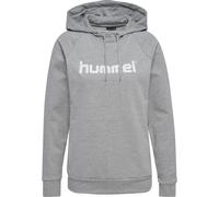 Felpa con cappuccio da donna Hummel go logo Gris XL