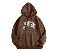 Felpa con Cappuccio da Donna - Leggera Pullover Tinta Unita alla Moda Casual Sweatshirt Giacca Sportiva Felpa Donna Originale Felpa con Cappuccio per Ragazze