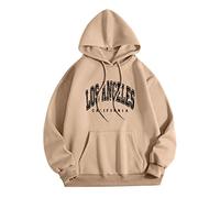 Felpa con Cappuccio da Donna - Leggera Pullover Tinta Unita alla Moda Casual Sweatshirt Giacca Sportiva Felpa Donna Originale Felpa con Cappuccio per Ragazze