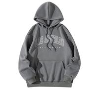 Felpa con Cappuccio da Donna - Leggera Pullover Tinta Unita alla Moda Casual Sweatshirt Giacca Sportiva Felpa Donna Originale Felpa con Cappuccio per Ragazze
