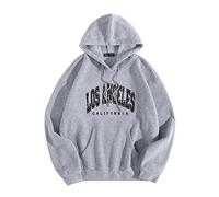 Felpa con Cappuccio da Donna - Leggera Pullover Tinta Unita alla Moda Casual Sweatshirt Giacca Sportiva Felpa Donna Originale Felpa con Cappuccio per Ragazze
