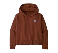 Felpa con cappuccio da donna Patagonia Regenerative Essential Marron XL