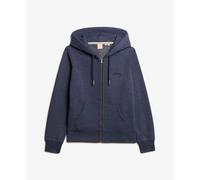 Felpa con cappuccio da donna Superdry Logo Essential Bleu XS