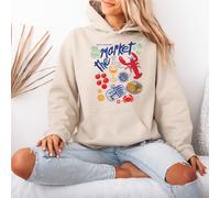 Felpa con cappuccio da donna The Market Ask For Anything You Want Culinary Food