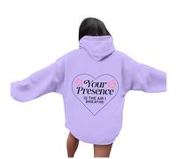Felpa con cappuccio da donna Your Presence Is The Air I Breathe Cute Couple Hoodies Trendy Graphic Summer Hoodie Top Anime Autunno Casual Beach Outfits Country con cappuccio 2025 Ladies Comfort