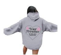 Felpa con cappuccio da donna Your Presence Is The Air I Breathe Cute Couple Hoodies Trendy Graphic Summer Hoodie Top Anime Autunno Casual Beach Outfits Country con cappuccio 2025 Ladies Comfort