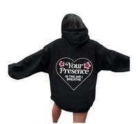 Felpa con cappuccio da donna Your Presence Is The Air I Breathe Cute Couple Hoodies Trendy Graphic Summer Hoodie Top Anime Autunno Casual Beach Outfits Country con cappuccio 2025 Ladies Comfort
