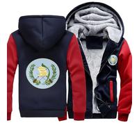 Felpa Con Cappuccio Da Uomo, Con Cerniera E Repubblica Del Guatemala Emblema Nazionale Giacca In Pile Ideale Per Abbigliamento Casual E Sportivo Morbida E Resistente