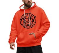 Felpa con cappuccio da uomo con divertente scritta "The Best Beers Are The Ones we Drink with Friends" | Felpa con cappuccio per gli amanti della birra come idea regalo, Stil_u01 arancione, 3XL