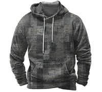 Felpa con cappuccio da uomo con stampa autunnale e autunnale, casual, con stampa grafica e memory, Marina Militare, 3XL