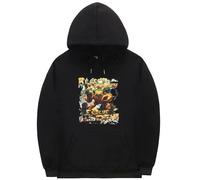 Felpa con Cappuccio da Uomo e da Donna, Stile Casual, in Cotone Oversize, Stile Giapponese Vintage Anni '90, Strano, Urbano, rifiuto dell'umanità, Evoluzione in Granchio, Meme Divertente