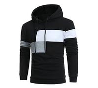 Felpa con cappuccio da uomo, felpe con cappuccio da uomo a blocchi di colore, felpe con cappuccio classiche a maniche lunghe, calde felpe con cappuccio slim fit, felpe con cappuccio casual per tutti i