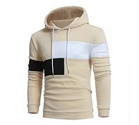 Felpa con cappuccio da uomo, felpe con cappuccio da uomo a blocchi di colore, felpe con cappuccio classiche a maniche lunghe, calde felpe con cappuccio slim fit, felpe con cappuccio casual per tutti i
