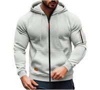 Felpa con cappuccio da uomo Felpe in pile di marca calda militare a maniche lunghe felpe con cerniera sportiva di grandi dimensioni giacca da lavoro con cappuccio cappuccio per inverno e autunno S-4Xl