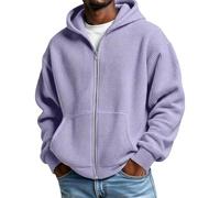 Felpa con Cappuccio da Uomo per Il Comfort Quotidiano. Foderata in Pile, co | Maglione Arancione Abbinamento Uomo Grigia a Softshell Marinaio Semplice Chiuse Marche Della M Corto Sera