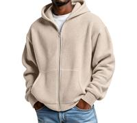 Felpa con Cappuccio da Uomo per Il Comfort Quotidiano. Foderata in Pile, co | Maglione Arancione Abbinamento Uomo Grigia a Softshell Marinaio Semplice Chiuse Marche Della M Corto Sera