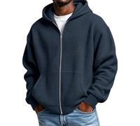 Felpa con Cappuccio da Uomo per Il Comfort Quotidiano. Foderata in Pile, co | Maglione Arancione Abbinamento Uomo Grigia a Softshell Marinaio Semplice Chiuse Marche Della M Corto Sera