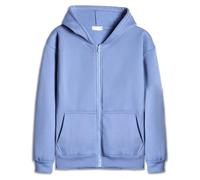 Felpa con cappuccio da uomo, semplice, vestibilità regolare, con tasche e chiusura lampo, elasticizzata, per lo sport, da jogging, da uomo, per attività all'aperto, casual, adatta per ogni occasione