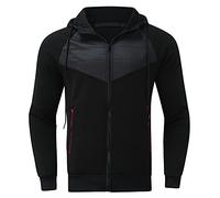 Felpa con cappuccio da uomo stampata Felpa da uomo con stampa Felpa a maniche lunghe, giacca con cappuccio in pile da uomo, taglia grande, a buon mercato, Le Noir, XL