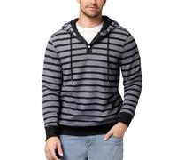 Felpa con cappuccio da uomo, vestibilità comoda, vestibilità comoda, casual, a maniche lunghe, con bottoni, traspirante, traspirante, grigio., XL