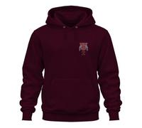 Felpa con cappuccio da uomo Viking Dad con 4 righe di testo, idea regalo | Papà vichingo con corvi e fino a quattro righe di testo libere. Regalo per i fan dei vichinghi per compleanno o Natale.