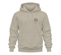 Felpa con cappuccio da uomo Viking Dad con 4 righe di testo, idea regalo | Papà vichingo con corvi e fino a quattro righe di testo libere. Regalo per i fan dei vichinghi per compleanno o Natale.