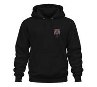 Felpa con cappuccio da uomo Viking Dad con 4 righe di testo, idea regalo | Papà vichingo con corvi e fino a quattro righe di testo libere. Regalo per i fan dei vichinghi per compleanno o Natale.