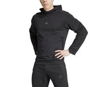 Felpa con cappuccio da yoga logo dietro Nero XS Motif