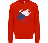 Felpa Con Cappuccio Della Bandiera Ceca Repubblica Ceca Giornata Del Calcio Uomo