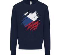 Felpa Con Cappuccio Della Bandiera Ceca Repubblica Ceca Giornata Del Calcio Uomo